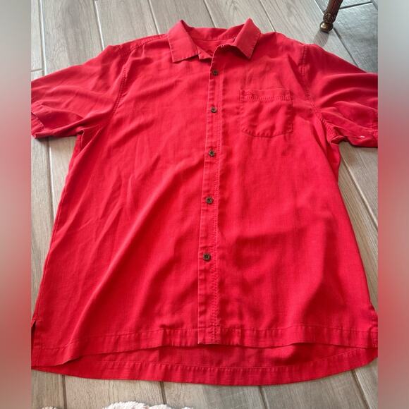 Tommy bahama button up shirt‎ short sleeve size L island zone - Picture 2 of 14